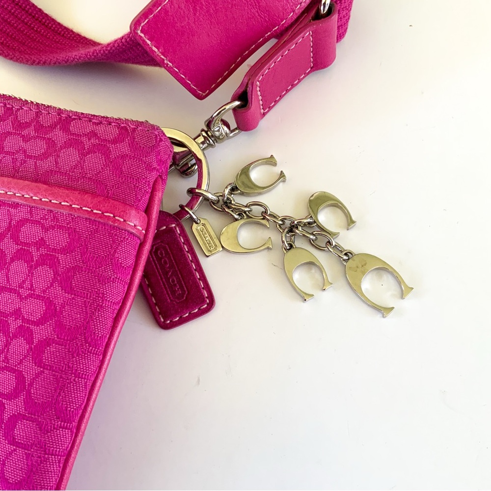 Coach Pink Monogram Crossbody Bag - Picture 4 of 9